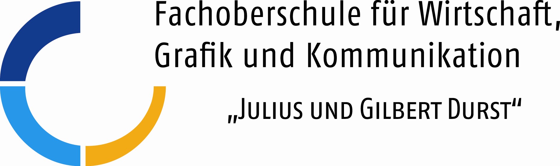 Logo Fachoberschule für Wirtschaft, Grafik und Kommunikation 'Julius und Gilbert Durst'